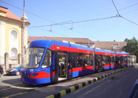 Două tramvaie s-au ciocnit la Oradea