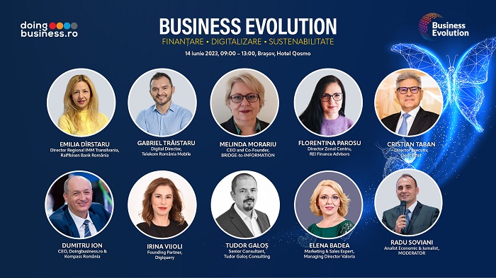 Business Evolution - un eveniment dedicat top managementului companiilor și antreprenorilor, pe 14 iunie la Brașov