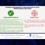 Fact checking-ul săptămânii: Povestea distorsionată a declarațiilor lui Fauci despre măștile Anti-Covid