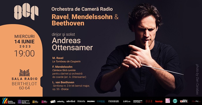 Dirijorul și clarinetistul vienez Andreas Ottensamer închide stagiunea Orchestrei de Cameră Radio