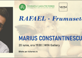 Rafael - Frumusețea privirii, un eveniment cu Marius Constantinescu, lector la Fundația Calea Victoriei, la Win Gallery