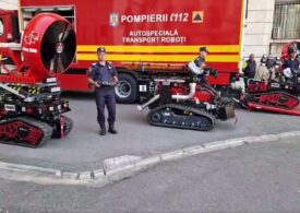 Pompierii români au primit autospeciale cu roboți (Video)