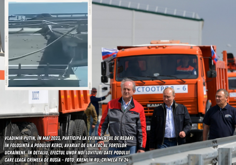 Al doilea atac al podului Kerci provoacă haos în Crimeea