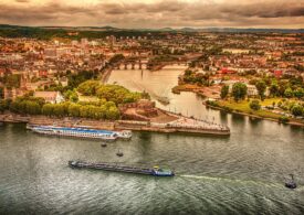 Scăderea apelor Rinului lovește economia deja șubredă a Germaniei