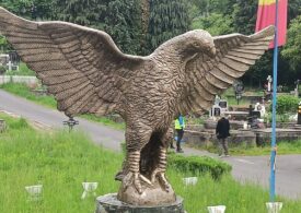 Sălaj: Vulturul de bronz din Cimitirul Eroilor, datând din 1925, a fost furat și vândut la fier vechi