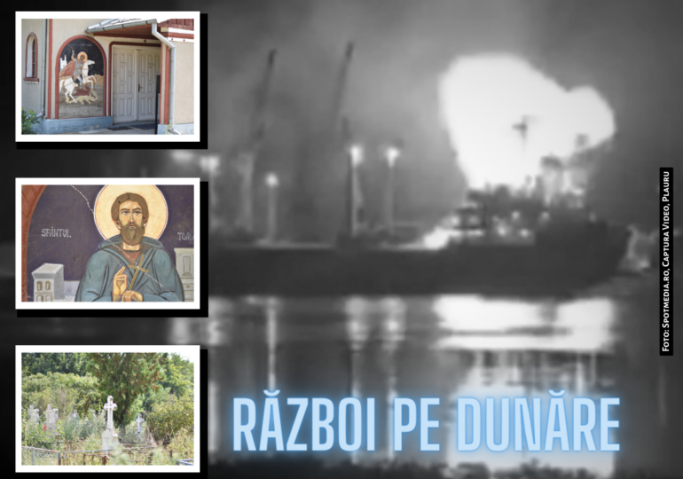 O biserică de pe teritoriul României, victimă colaterală a raidurilor Rusiei (Foto)