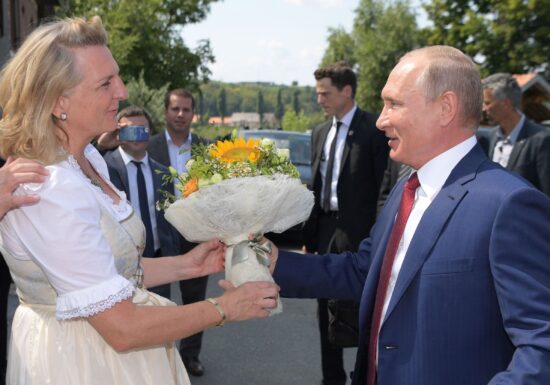 Vladimir Putin, nuntă Austria