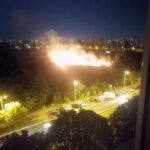 Incendiu puternic în parcul IOR din București (Foto&Video)