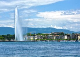 Un tânăr a ajuns la spital după ce a atins puternicul jet de apă de la Geneva, care țâșnește cu 200 km/h