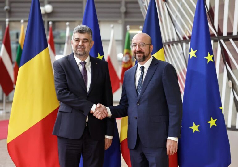 Ciolacu, în prima vizită ca premier la Bruxelles: Charles Michel mi-a reconfirmat susținerea sa totală pentru aderarea la Schengen