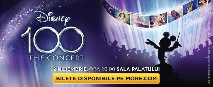 Concert „DISNEY 100” pe 2 noiembrie la Sala Palatului cu Alina Eremia, Alina Sorescu, Vlad Miriță, Ana Cebotari și Lucian Ghimiș în prim plan