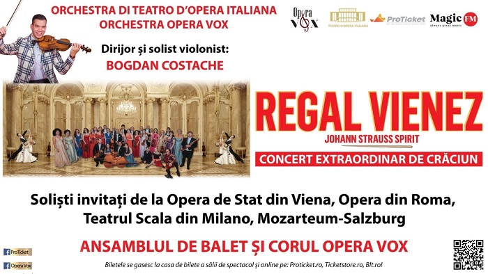 Cerere mare de bilete pentru turneul REGAL VIENEZ: vor fi două spectacole la Timișoara, Brașov și Focșani