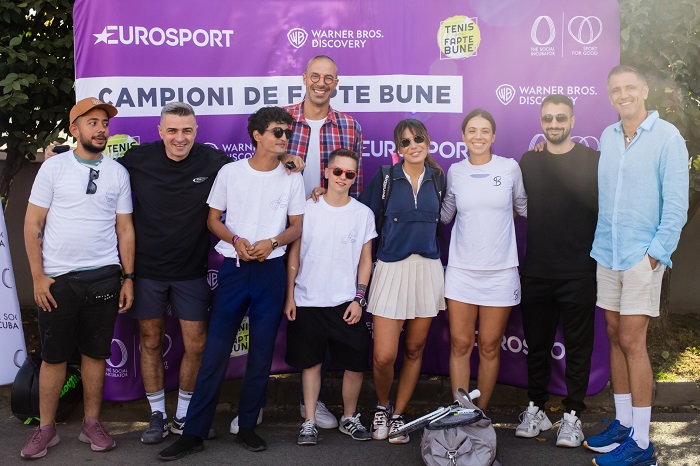 Donații de 65.000 euro la „Tenis pentru Fapte Bune”, turneul caritabil de tenis organizat de The Social Incubator, Eurosport și Warner Bros. Discovery