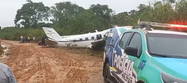 Un avion s-a prăbușit în Brazilia