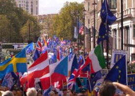 Manifestație la Londra pentru revenirea țării în UE: Brexitul a fost o greșeală uriașă (Video)