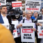 Protest USR la Ministerul Sănătății, pentru demisia lui Rafila. Stelian Ion a fost amendat (Foto & Video)