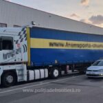 20 de tone de substanțe inflamabile, fără documente, descoperite într-un autocamion la Giurgiu (Video)