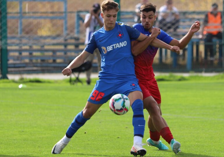 FCSB a învins-o pe CSA Steaua în Liga de Tineret, într-un meci cu scandal