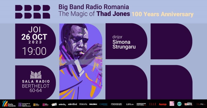 The Magic of Thad Jones - 100 Years Anniversary, deschide stagiunea de jazz la Sala Radio