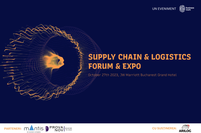 Supply Chain & Logistics Forum: Pe 27 octombrie 2023 află cum pot lanțurile de aprovizionare și logistice să rămână competitive și eficiente în contextul social și economic actual