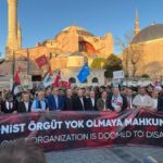 Fiul lui Erdogan a participat la un marș pro-palestinian la Istanbul (Foto)