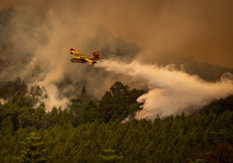 Tenerife arde iar. Mii de oameni au fost evacuați (Foto)