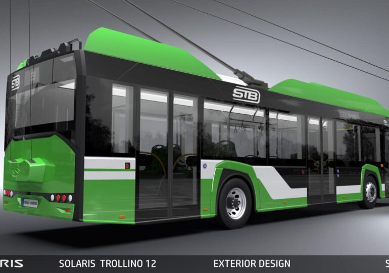 Cum arată troleibuzele Solaris care vor circula de anul viitor în București