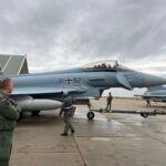 Avioanele de luptă Eurofighter din Germania au sosit azi în România