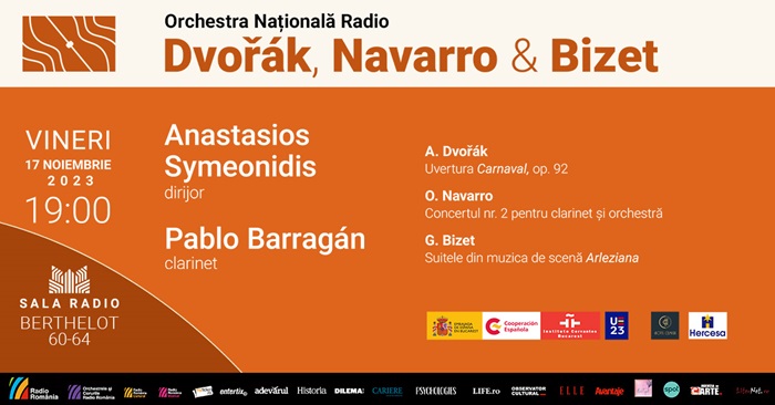 Clarinetistul Pablo Barragán cântă o lucrare semnată de Óscar Navarro, în primă audiție în România