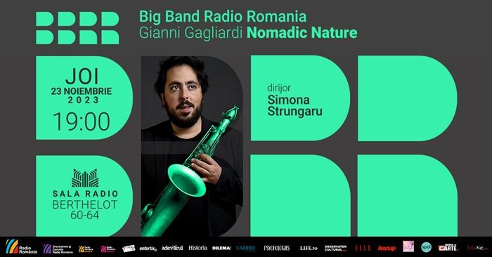 Nomadic Nature - jazz cu saxofonistul spaniol Gianni Gagliardi, la Sala Radio