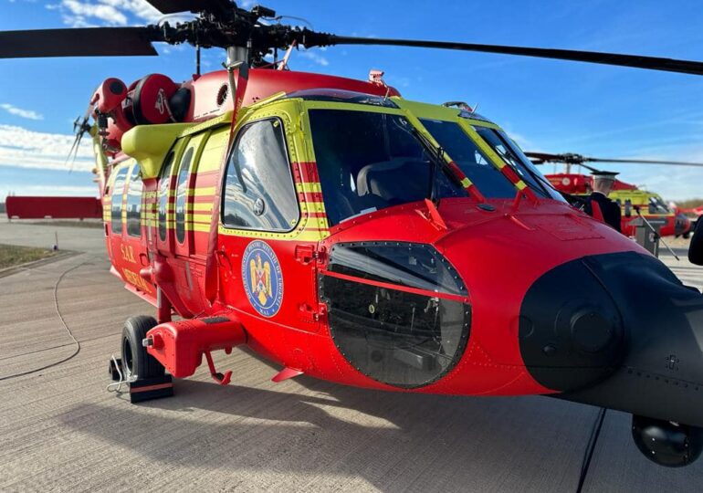 MAI a primit patru elicoptere Black Hawk, cumpărate cu bani europeni (Foto & Video)