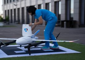 Avem cel mai lung traseu cu drona pentru probe medicale, din Europa (Foto&Video)
