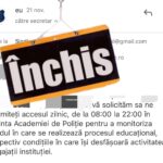 Academia de Poliție se închide, după ce au apărut imagini cu condițiile insalubre din instituție