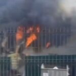 Incendiu de proporții lângă București (Video)