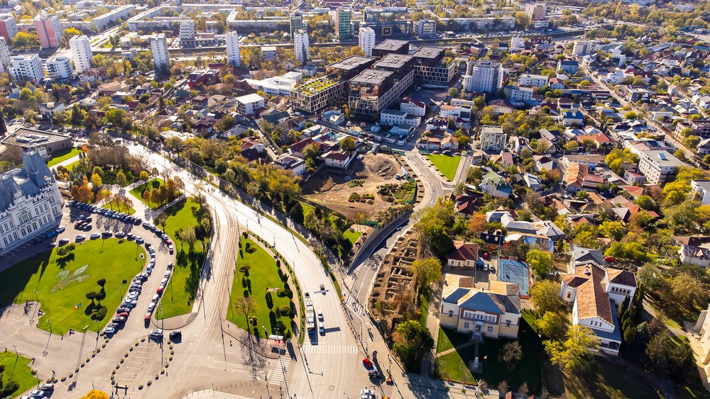 Iasi strada noua vedere de sus