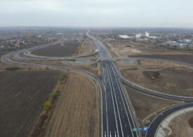 S-a deschis circulația pe un nou lot din Autostrada Bucureștiului - A0 (Video)