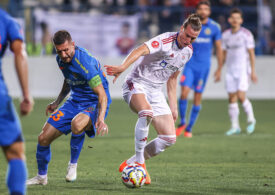 Superliga: FCSB e învinsă fără drept de apel de Oțelul și ratează șansa desprinderii de CFR Cluj