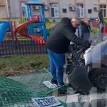 A încurcat pedalele și a provocat un accident în curtea Spitalului de Boli Infecțioase Timișoara (Video)