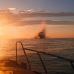 Explozie în Marea Neagră după ce o navă a lovit o mină