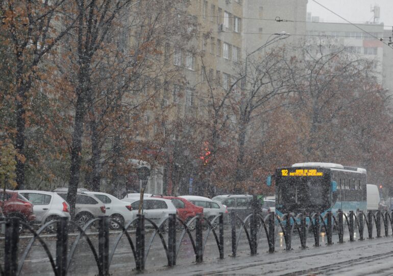 Prognoză specială pentru București. Meteorologii anunță la cât va ajunge stratul de zăpadă (Galerie foto)