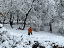 Cod galben și portocaliu de ninsori. Jumătate de metru de zăpadă și cel mai sever episod de viscol la București