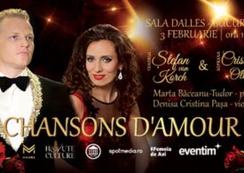 Tenorul Ștefan von Korch lansează o invitație video la concertul “Chansons D’Amour” din 3 februarie de la Sala Dalles