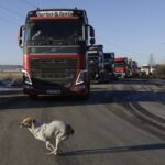 A doua zi de haos pe centura Capitalei. Sute de camionagii protestează și azi. UPDATE Ce li s-a promis de la Guvern