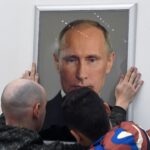 Vladimir Putin, tablou, Rusia