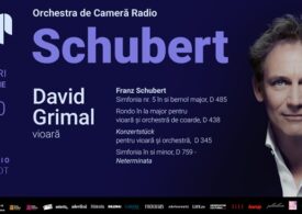 Celebrul violonist francez David Grimal: concert integral Schubert la Sala Radio