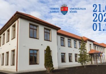 Una dintre cele mai moderne școli din România a fost inaugurată la Gănești. Investiția: 1,5 milioane euro, bani europeni