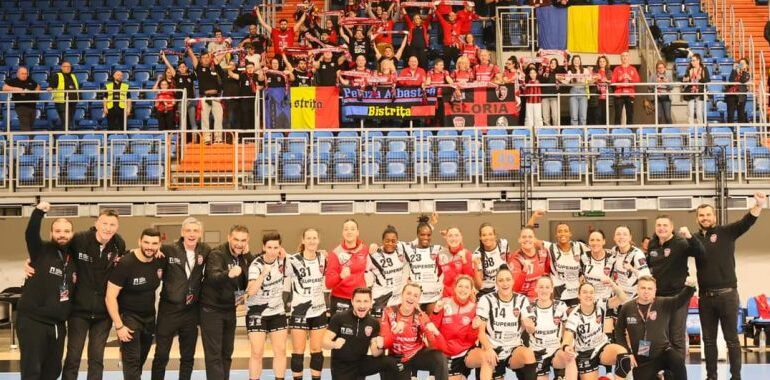 Gloria Bistrița-Năsăud a câștigat grupa C din EHF European League și merge în sferturile de finală