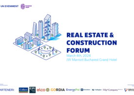 Real Estate & Construction Forum: Peste 25 de profesioniști din domeniul imobiliar dezbat, pe 4 martie 2024, situația pieței de real estate și perspectivele de dezvoltare, în contextul actual