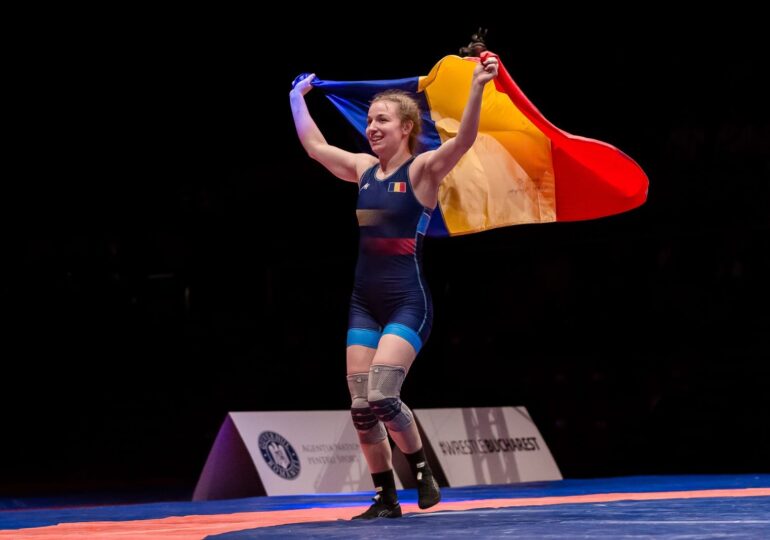 Andreea Ana câștigă medalia de aur la Campionatele Europene de lupte