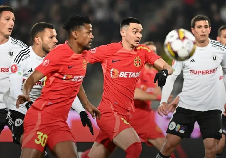 Superliga: FCSB se împiedică de U Cluj și avansul în fruntea clasamentului se reduce